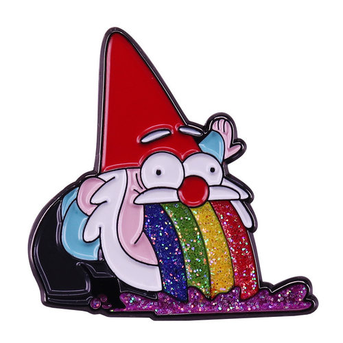 Gravity Falls 怪诞小镇 Gnome 地精 金属徽章胸针配饰 Pins