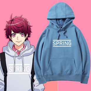 A3!满开剧团卫衣连帽二次元佐久间咲也动漫周边青少年痛衣服日系