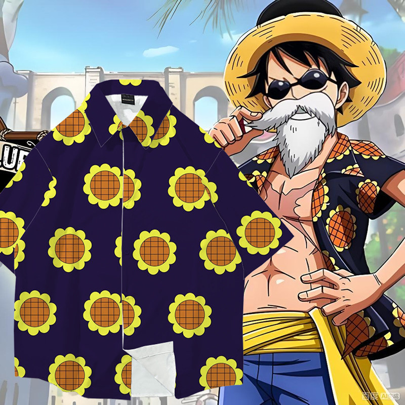海贼王衬衣短袖动漫同款
