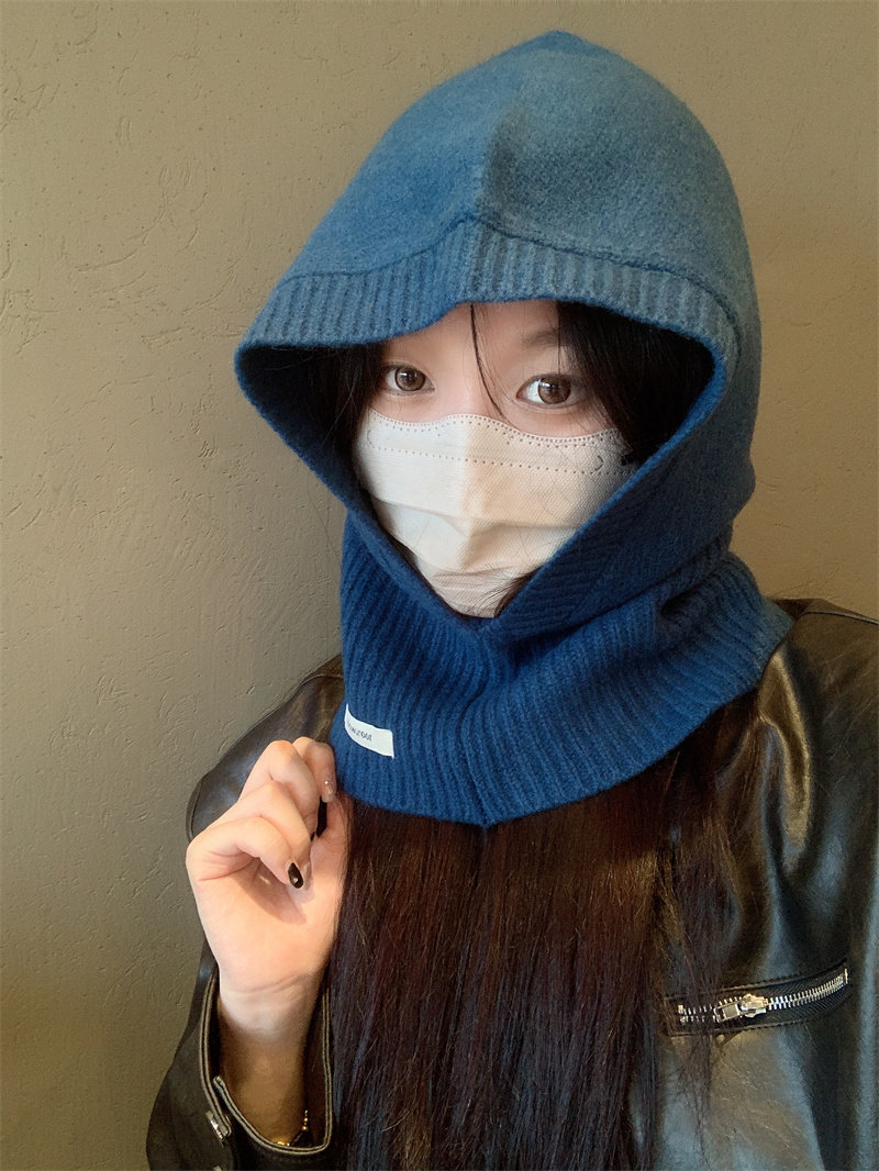 韩国巴拉克拉法帽子女冬季帽子围脖一体护耳毛线针织帽,服饰配件/皮带/帽子/围巾,帽子,淘宝优惠券,粉丝福利购,淘宝优惠卷