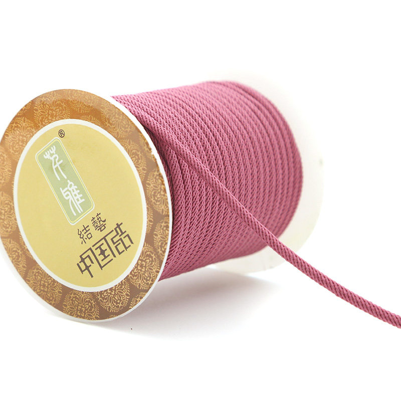 芊雅米兰线2.5/3mm手工DIY项链手链绳包挂车挂半成品红绳粗编织线