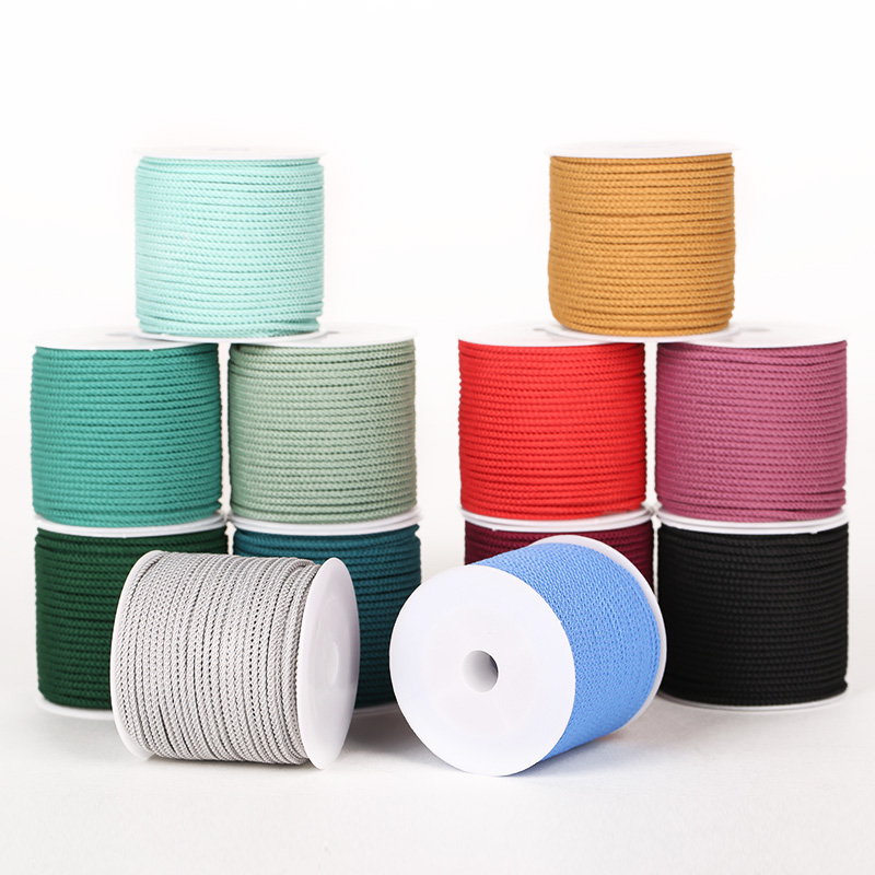 芊雅2mm新款编织网格纹佛珠绳diy手工项链绳手链车挂包挂半成品线