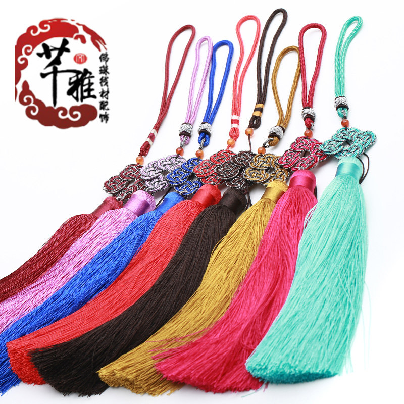 芊雅手工编织新款结丝线流苏穗子DIY车挂包挂服饰配件