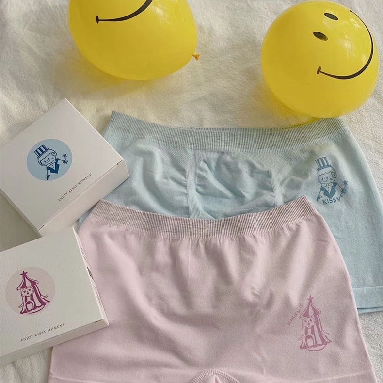 kissy如吻RUWEN儿童内裤男童女童平角裤舒适抗菌莫代尔小孩内裤