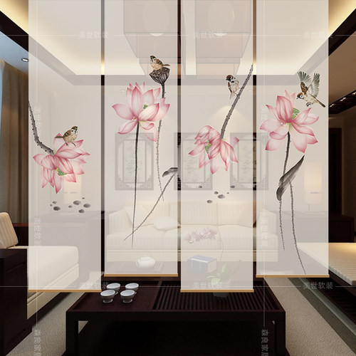 挂式软隔断时尚风客厅玄关帘