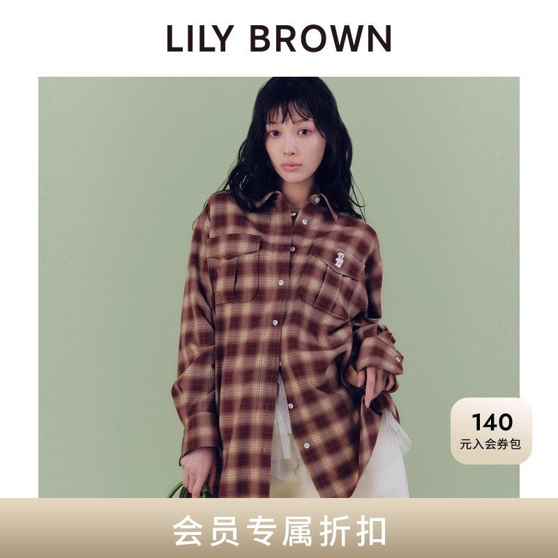 LILYBROWN蝴蝶结领结宽松衬衫