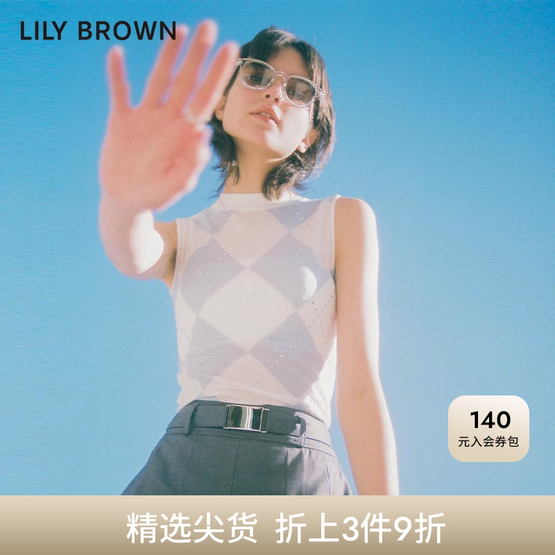 LilyBrown春夏甜酷针织背心