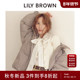 LILY BROWN2025秋冬新品 可拆卸蝴蝶结连帽羽绒服外套LWFC255013