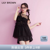 LILY 蕾丝透视公主风甜美可爱上衣LWFT231227 BROWN春夏款