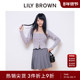 学院风高腰附腰带A字百褶裙裤 LILY BROWN春夏款 LWFP252020