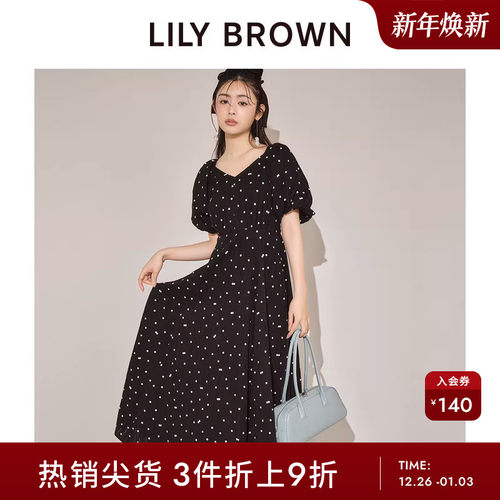 LILYBROWN度假风露背l连衣裙