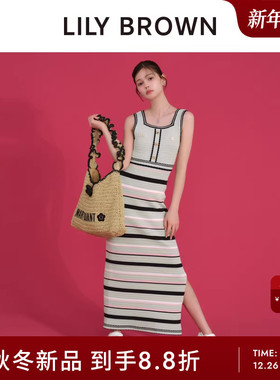 LILY BROWN2025秋冬新品MARY QUANT小香风吊带连衣裙LWNO254014