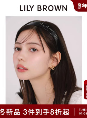 LILY BROWN2025秋冬新品MARY QUANT复古雏菊长款项链LWGA254307