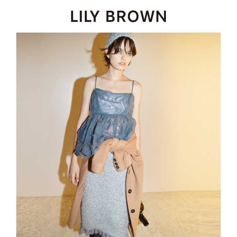 LILY BROWN秋冬款 甜美公主风蕾丝吊带抹胸上衣LWFT245020,女装/女士精品,背心吊带,淘宝优惠券,粉丝福利购,淘宝优惠卷