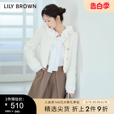 LilyBrown设计感高腰简约短裙裤