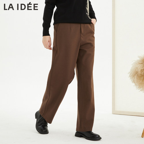 LAIDEE/罗兰伊杜宽松阔腿休闲裤