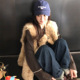 仿羊羔毛环保皮草女欧尼马甲中长款 2025秋季 新款 皮毛一体毛毛外套