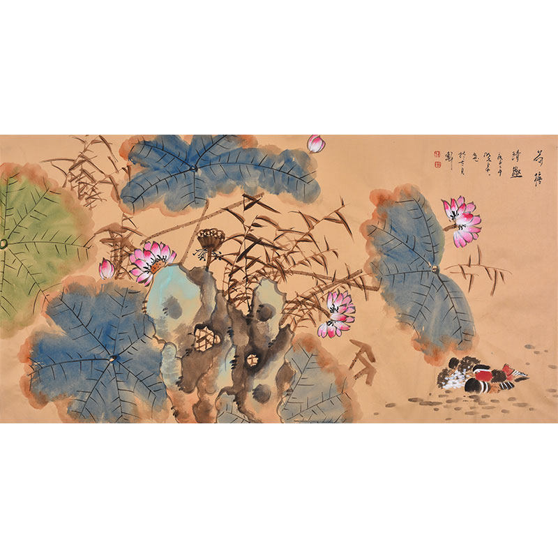 美协名家纯手绘国画花鸟画真迹
