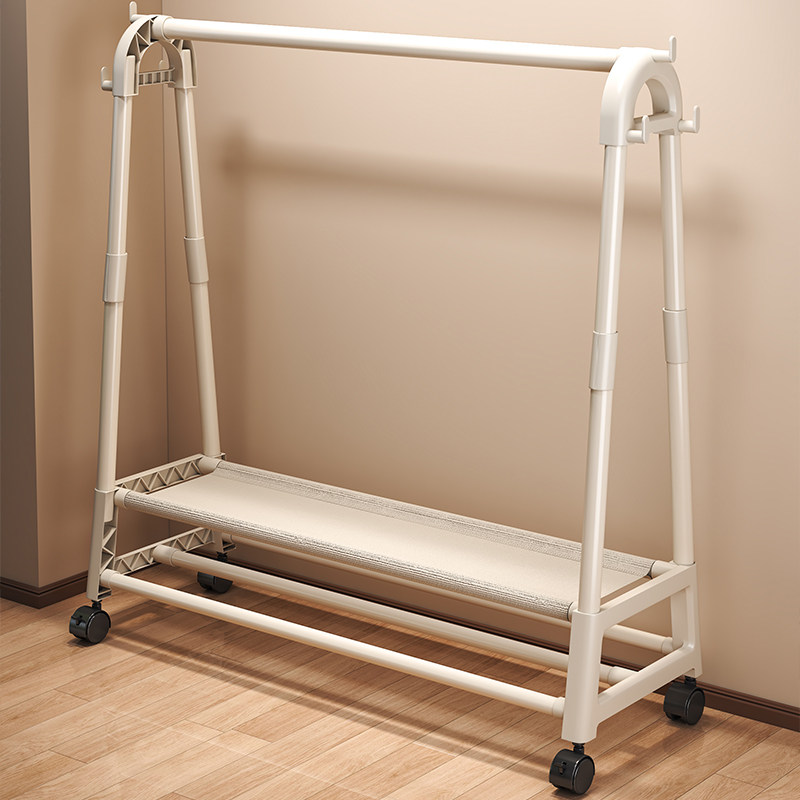 【热销爆款】双层可移动挂衣架子