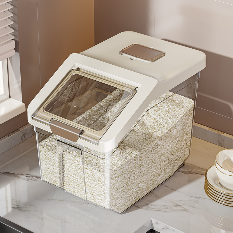 家捷仕可翻盖米桶防潮防蛀虫多用