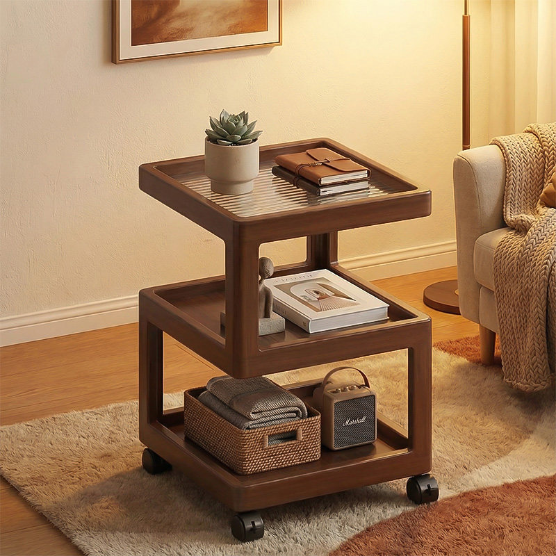 收纳置物架落地房间多层床边收纳架客厅轻奢高级感移动沙发小边几,收纳整理,整理架/置物架/收纳架,淘宝优惠券,粉丝福利购,淘宝优惠卷