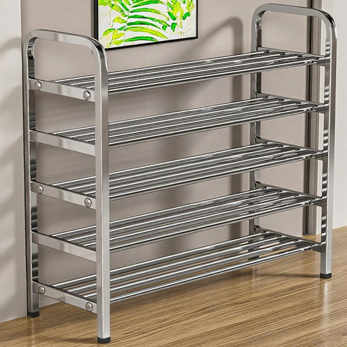 不锈钢鞋架简易门口家用出租屋用