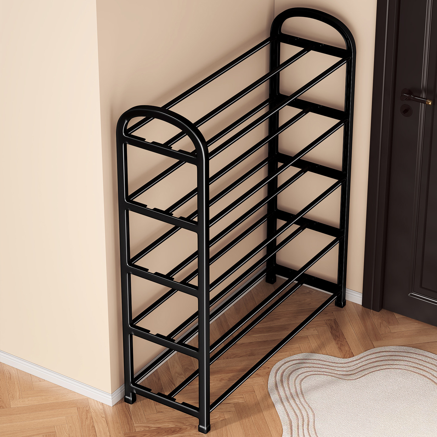 鞋架子家用门口多层出租房用入户门宿舍小型室内好看小窄简易鞋柜