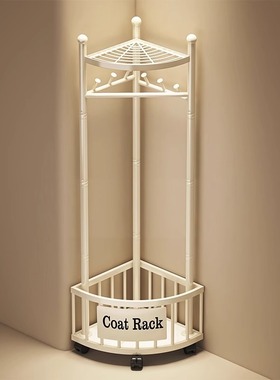 转角衣帽架衣架卧室落地房间床边晚上放衣服神器不占空间的挂衣架