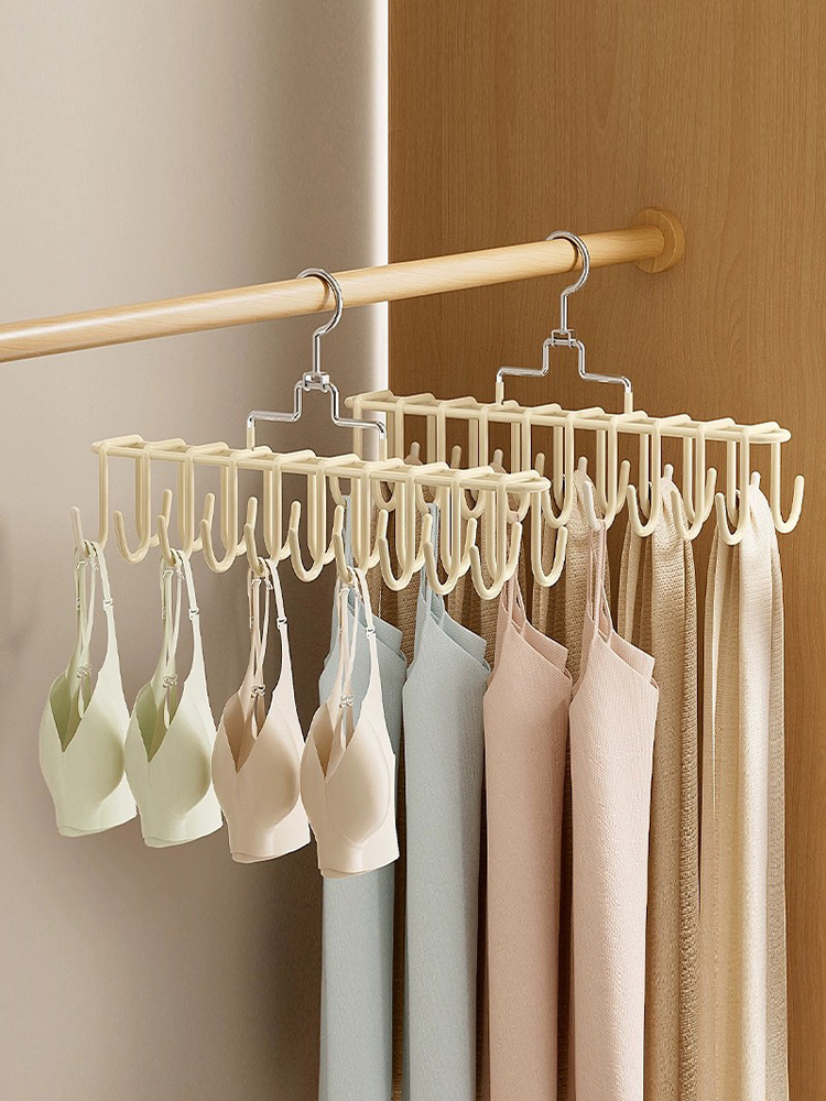 内衣挂架宿舍学生多功能家用吊带衣架挂衣挂钩撑子晾内衣收纳神器