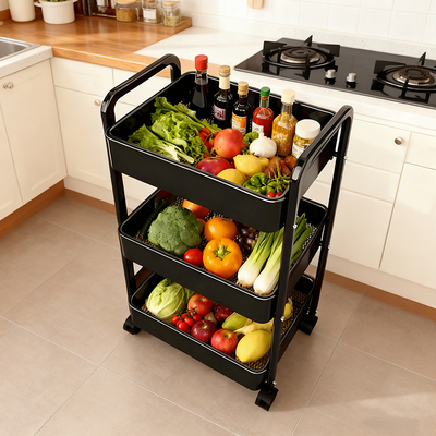 只需一架！瓜果蔬菜调料全收纳