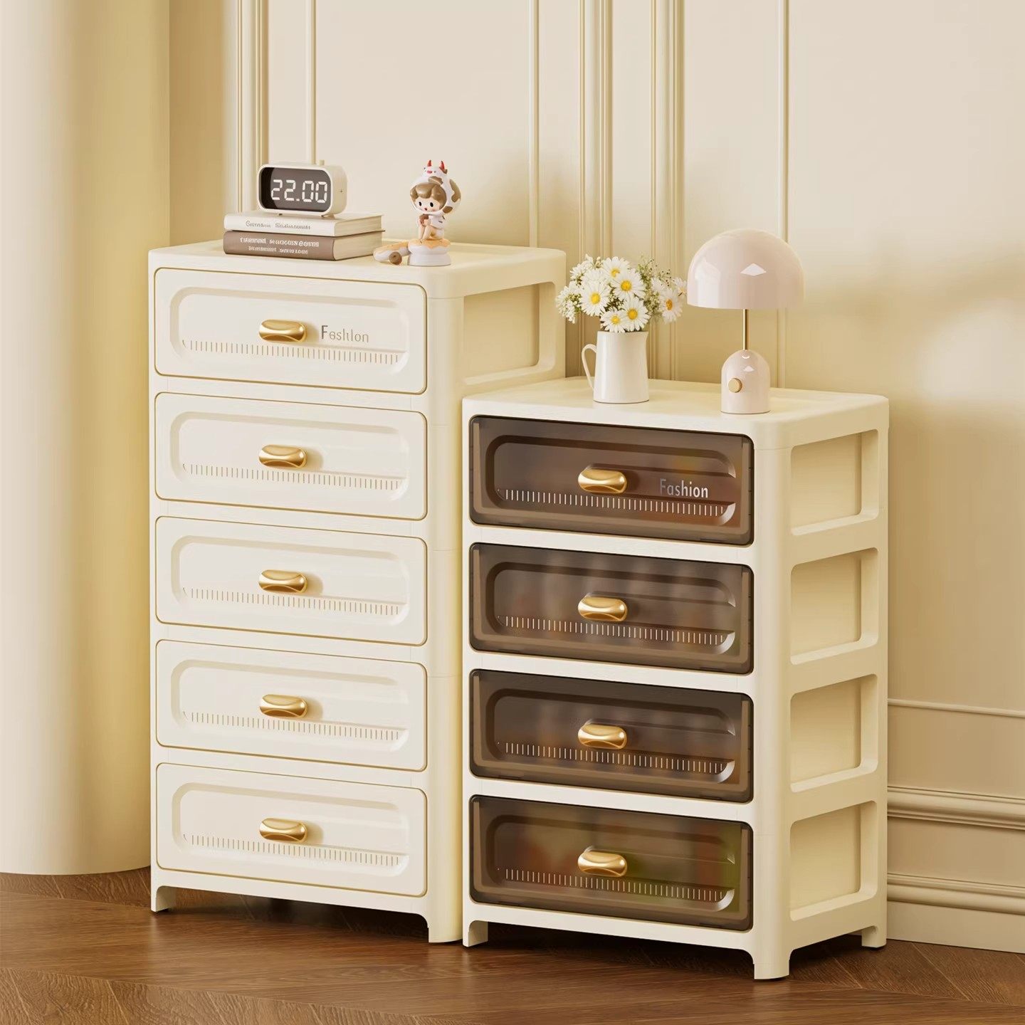 抽屉式收纳柜落地桌下可移动多层储物柜家用客厅桌边杂物夹缝柜子,收纳整理,收纳柜,淘宝优惠券,粉丝福利购,淘宝优惠卷