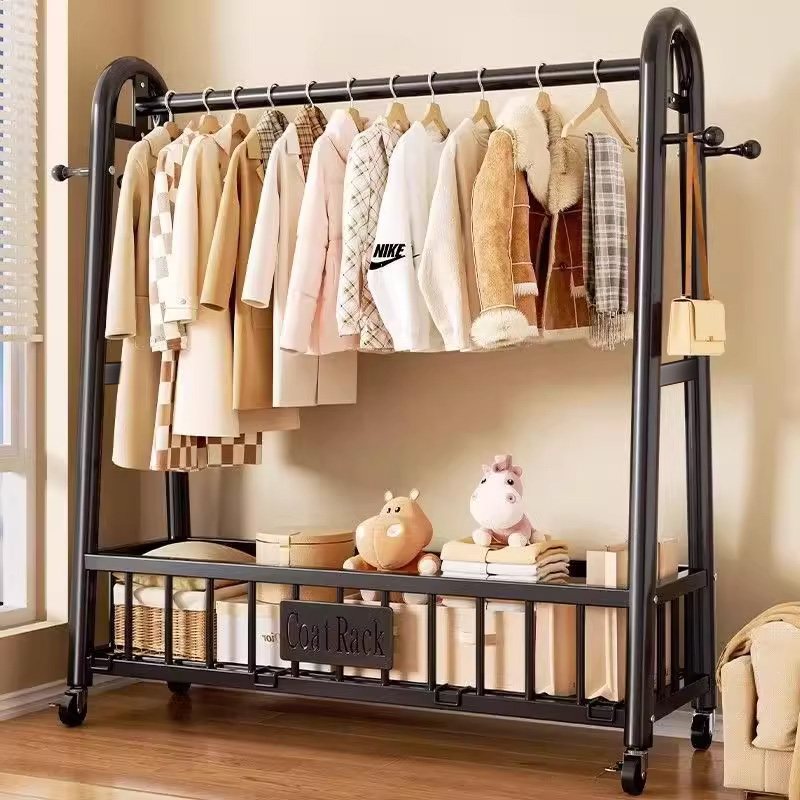 【巨粗32管】多功能卧室挂衣帽架