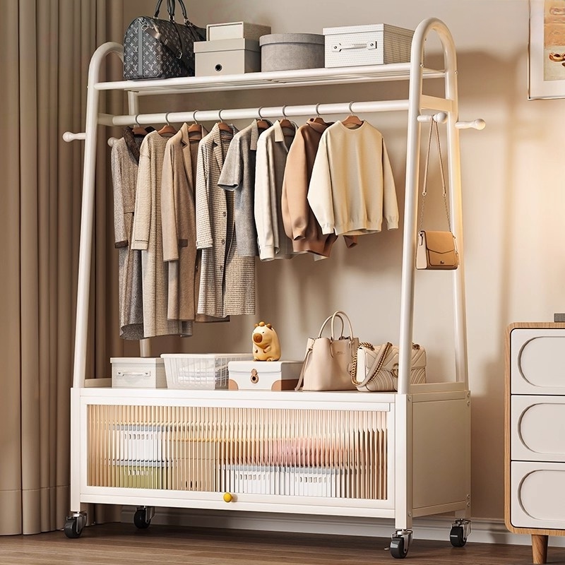 【升级防尘款】多功能衣帽架