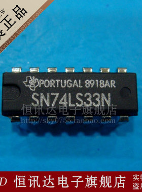 SN74LS33N TI/DIP-14 全新原装 质量保证