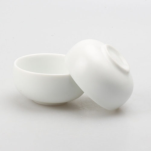 库存清货定窑纯白单个品茗杯茶杯