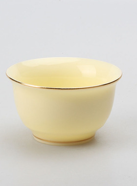 库存价30ml描金好瓷土羊脂玉茶杯茶碗功夫茶具创意中式品茗杯单杯