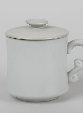 诚美真复古冰裂釉瓷中式茶杯