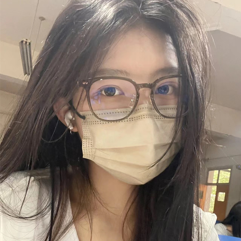 透棕绿素颜眼镜可配度数