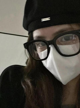gm黑框眼镜女近视韩版潮可配度数unac眼镜框架素颜神器大脸显瘦