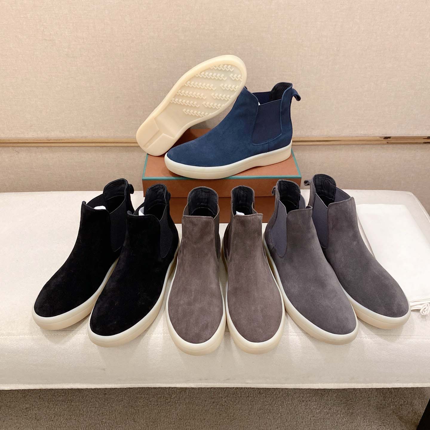 欧洲站2025秋冬新款舒适复古奢侈品英伦风男短靴百搭潮男切尔西靴