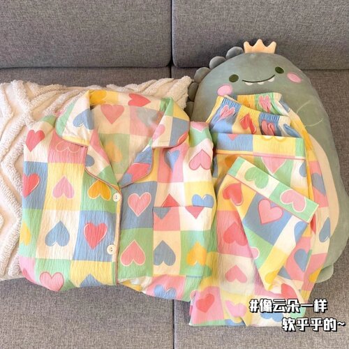 儿童云朵棉睡衣春秋季家居服套装