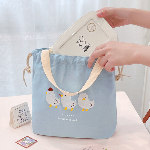 束口饭盒袋上班族带饭夏天