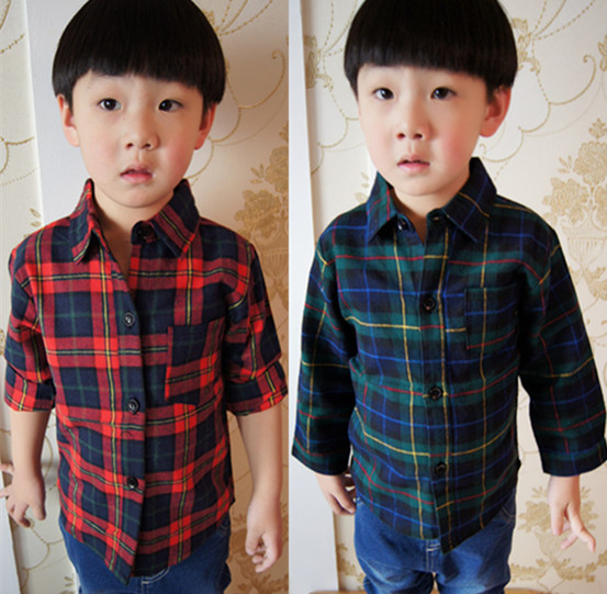 Chemise enfant à manche longue - Ref 2082898 Image 1