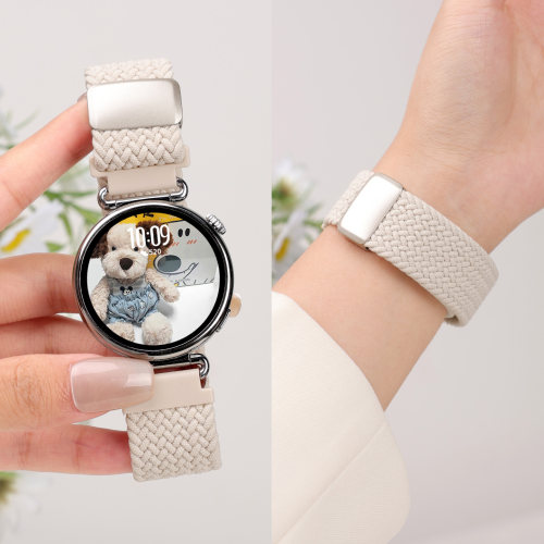 适用于华为gt7手表表带watchgt4/5/6新款磁吸扣gt5pro尼龙编织41mm智能运动watch3女士gt2男透气buds夏天腕带