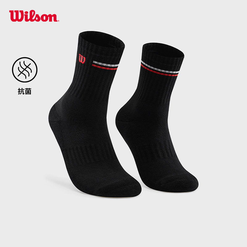 Wilson网球运动高腰袜图片