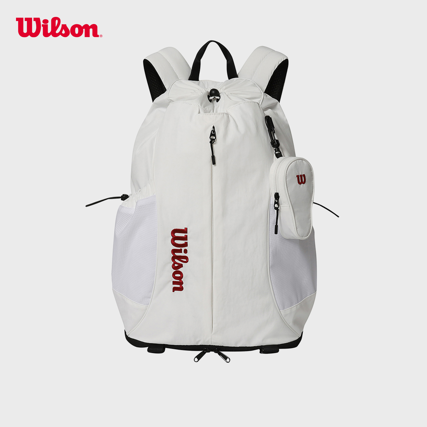 Wilson威尔胜官方25年新款网球包轻量多功能大容量抽绳运动双肩包