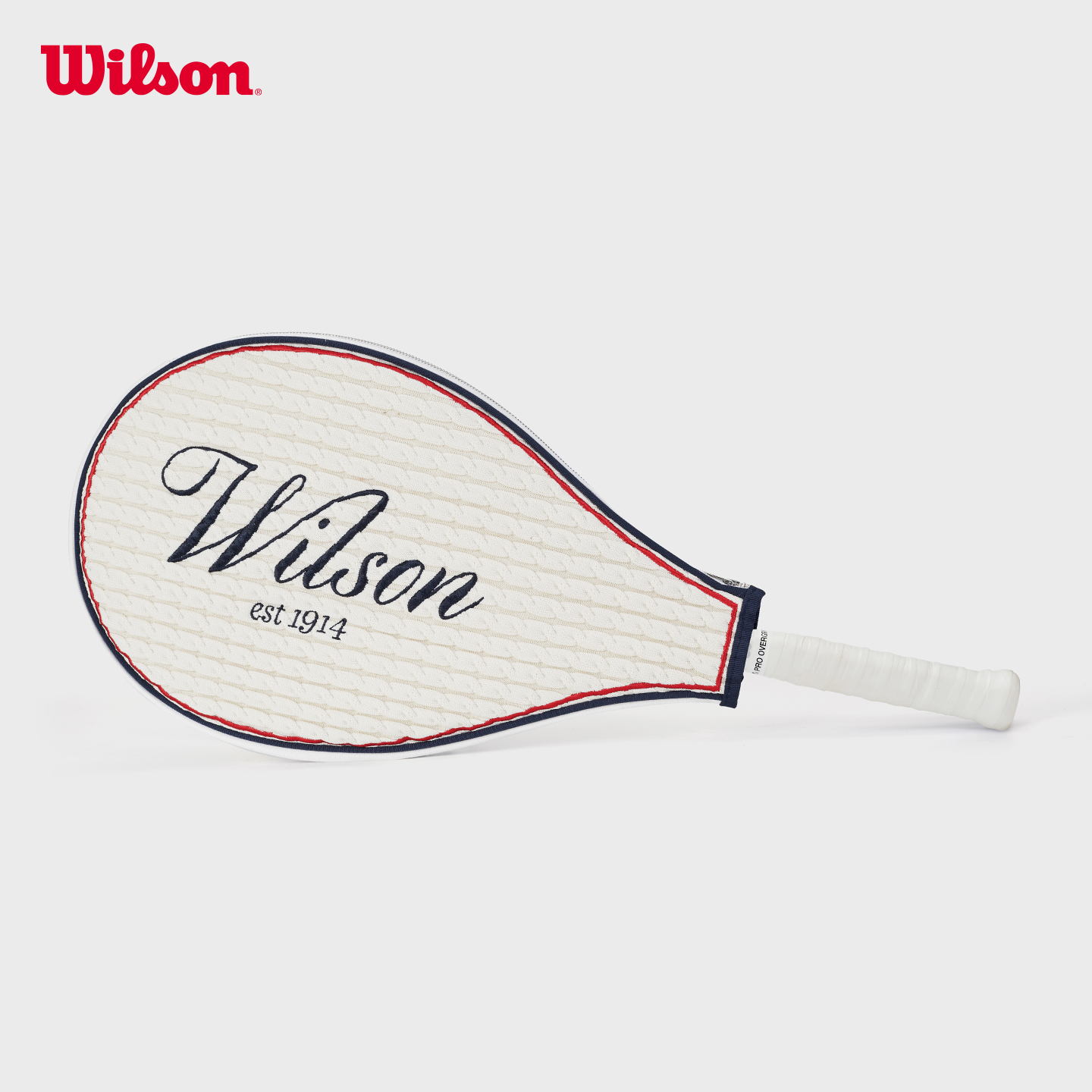 Wilson威尔胜官方25年秋季新款运动单肩包专业刺绣单支网球拍套