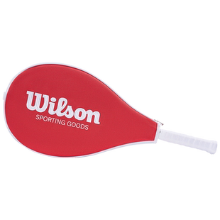 Wilson威尔胜专业运动网球拍套刺绣LOGO金属拉链质感单支网球包