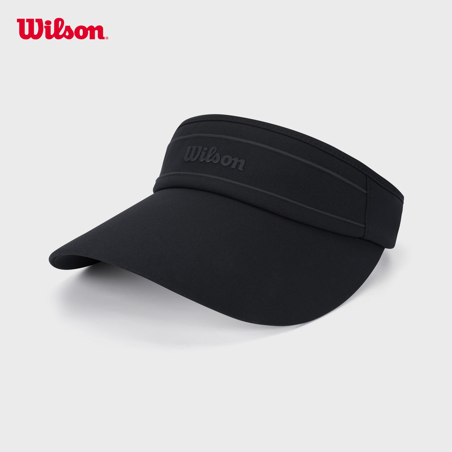 Wilson威尔胜26年新款男女通用宽檐吸汗抗菌透气运动网球空顶帽子