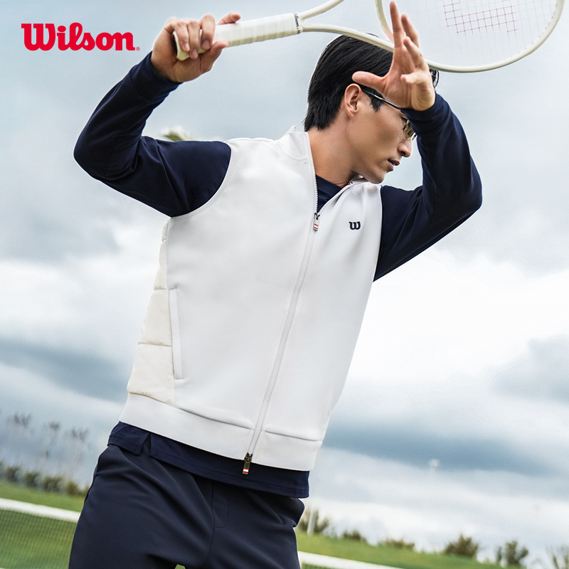 Wilson威尔胜男士立领马甲甲